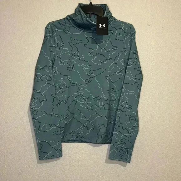 Under Armour Funnel High Neck Cold Weather Loose Fit Top - Picture 2 of 6